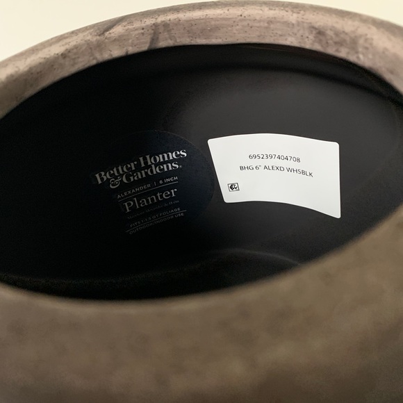 Better Homes & Garden Alexander 6” earthen vessel planter new with tags! - Picture 3 of 6